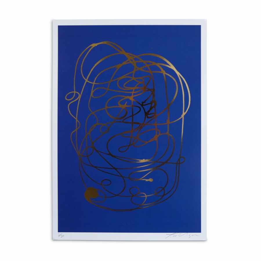 James Wilson James Wilson - Blue Collar Series - Gold Foil/Blue A3 Artwork & Prints