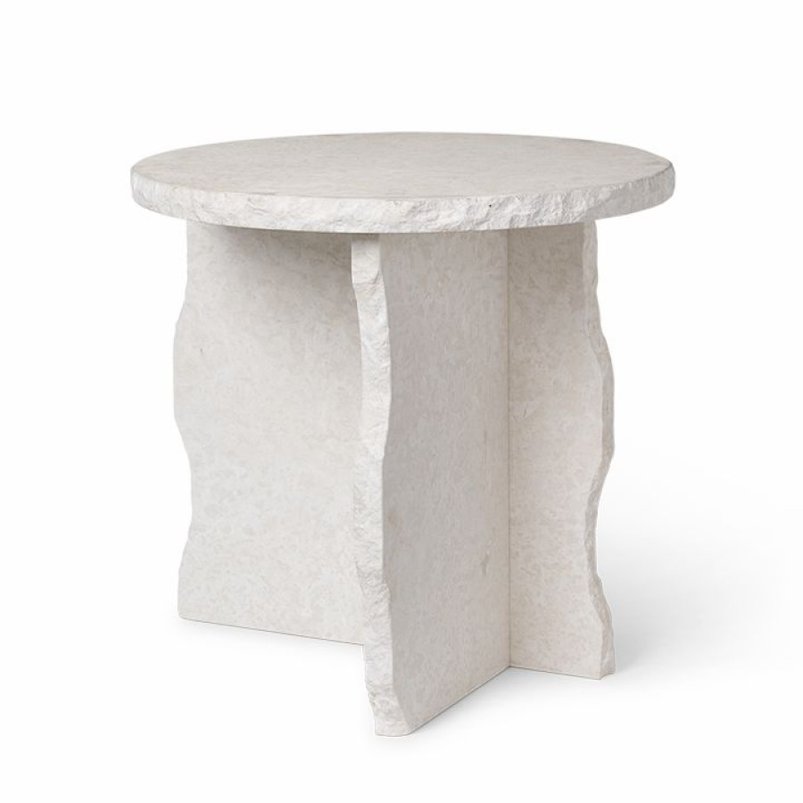 ferm LIVING Ferm Living - Mineral Sculptural Table - Bianco Curia Furniture