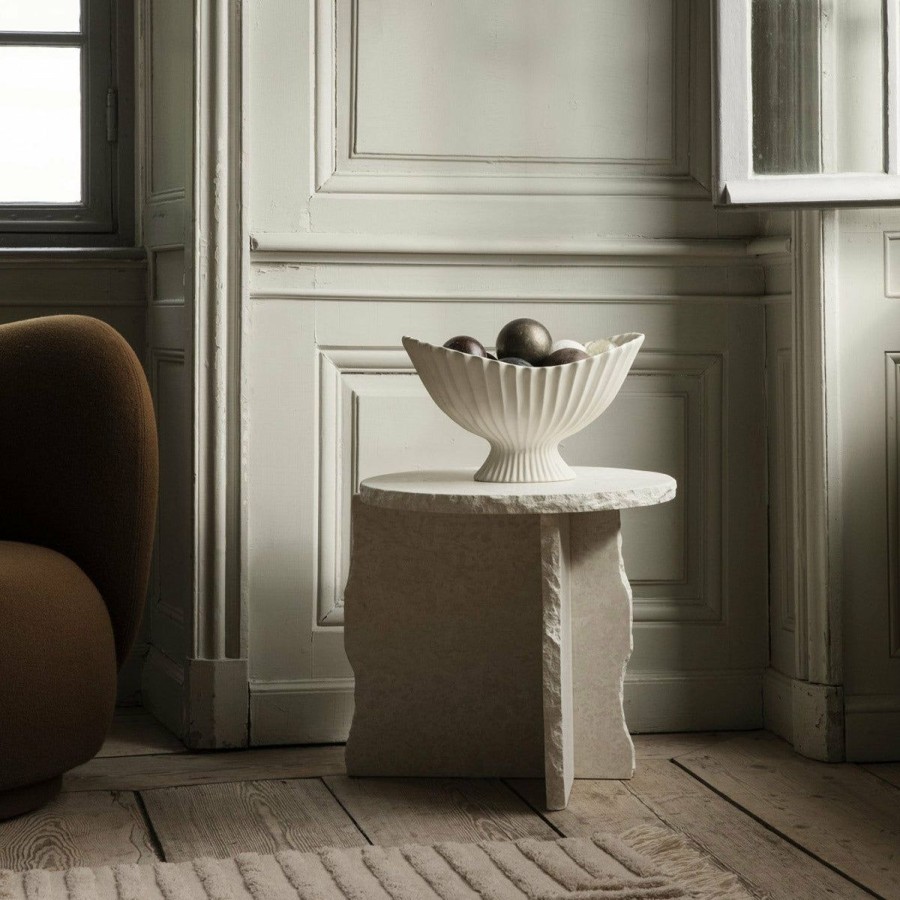 ferm LIVING Ferm Living - Mineral Sculptural Table - Bianco Curia Furniture