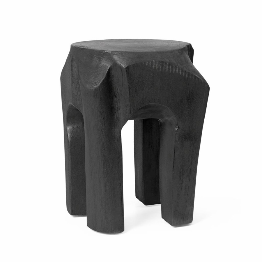 ferm LIVING Ferm Living - Root Stool - Black Stained Furniture