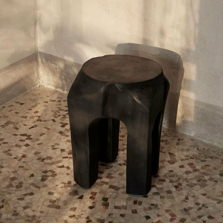 ferm LIVING Ferm Living - Root Stool - Black Stained Furniture