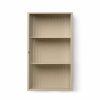 ferm LIVING Ferm Living - Haze Wall Cabinet - Reeded Glass - Cashmere Furniture