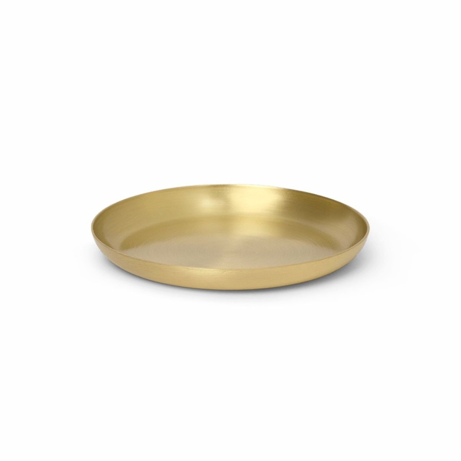 ferm LIVING Ferm Living - Basho Tray Round - Brass Coffee Table