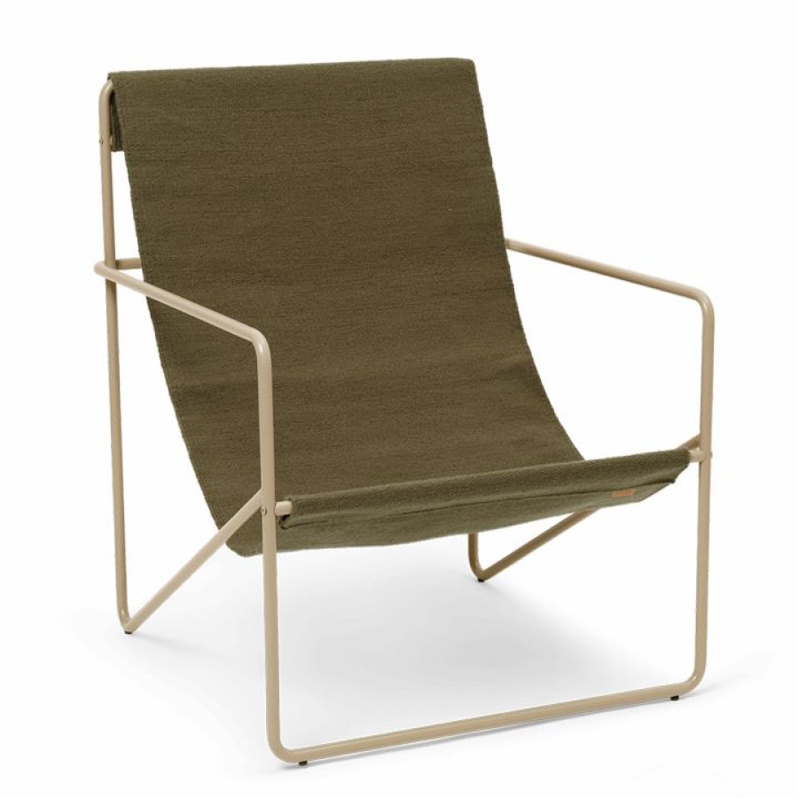 ferm LIVING Ferm Living - Desert Lounge Chair - Cashmere Frame Furniture