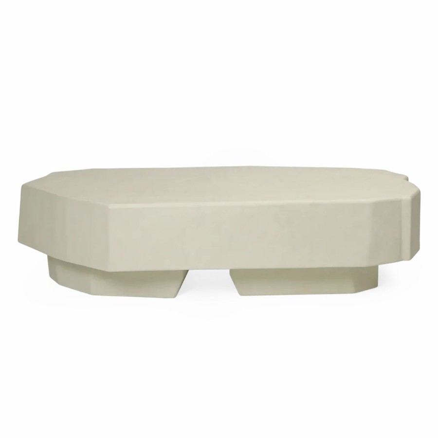 ferm LIVING Ferm Living - Staffa Coffee Table - Large - Ivory Furniture