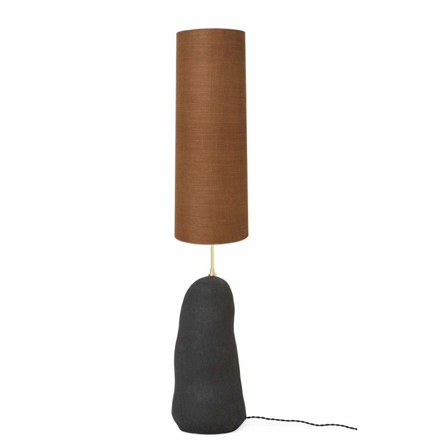 ferm LIVING Ferm Living - Hebe Lamp Base & Shade - Large - Dark Grey Lamps & Lighting