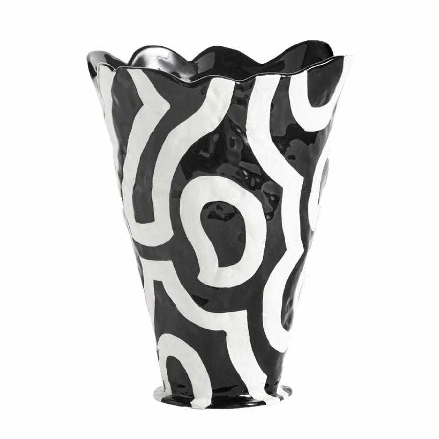 HAY Hay - Jessica Hans Shadow Vase - Black & White Coffee Table