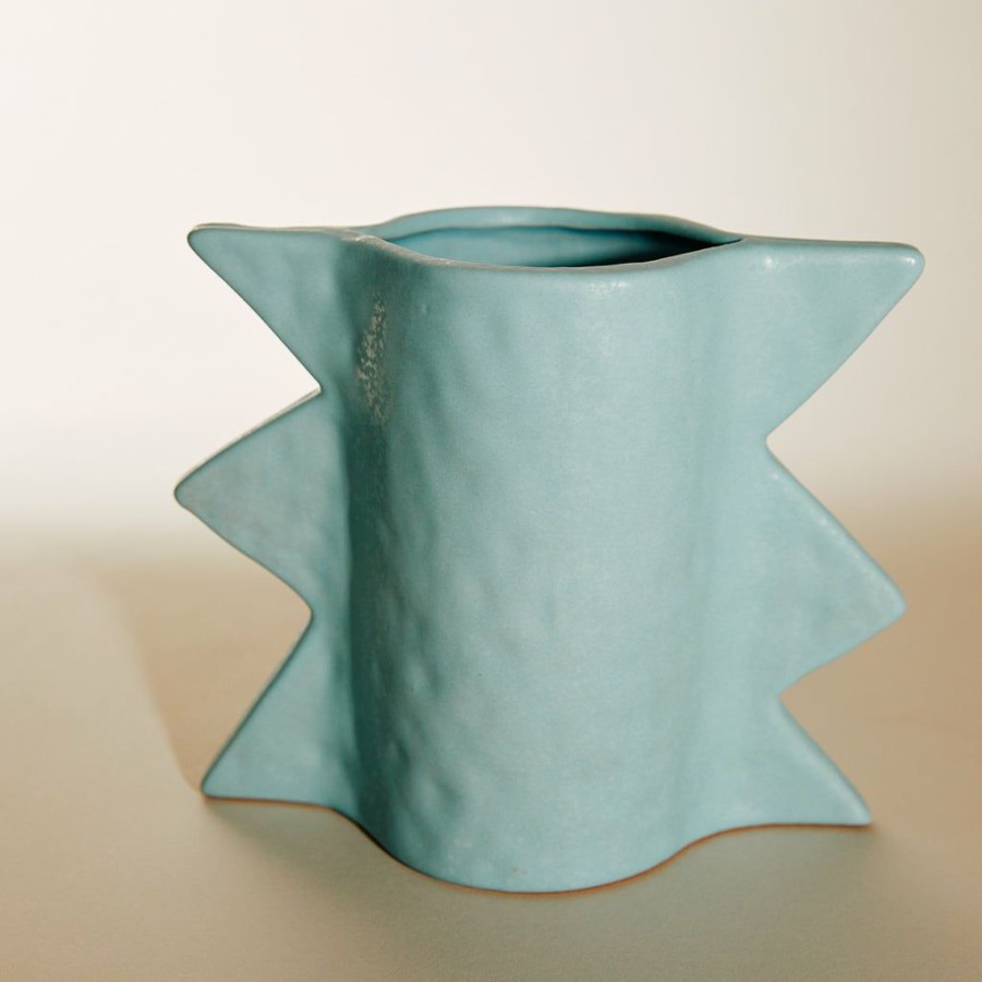 &Klevering &Klevering - Vase Slice - Blue Coffee Table