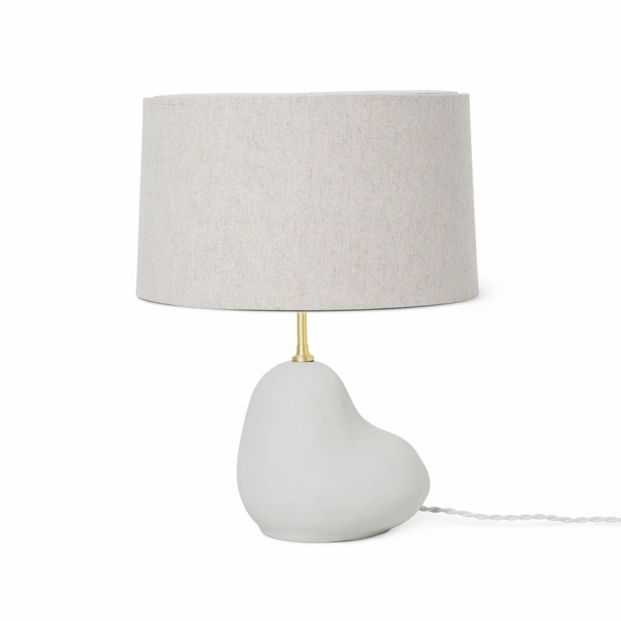 ferm LIVING Ferm Living - Hebe Lamp Base & Shade - Small - Off White Lamps & Lighting