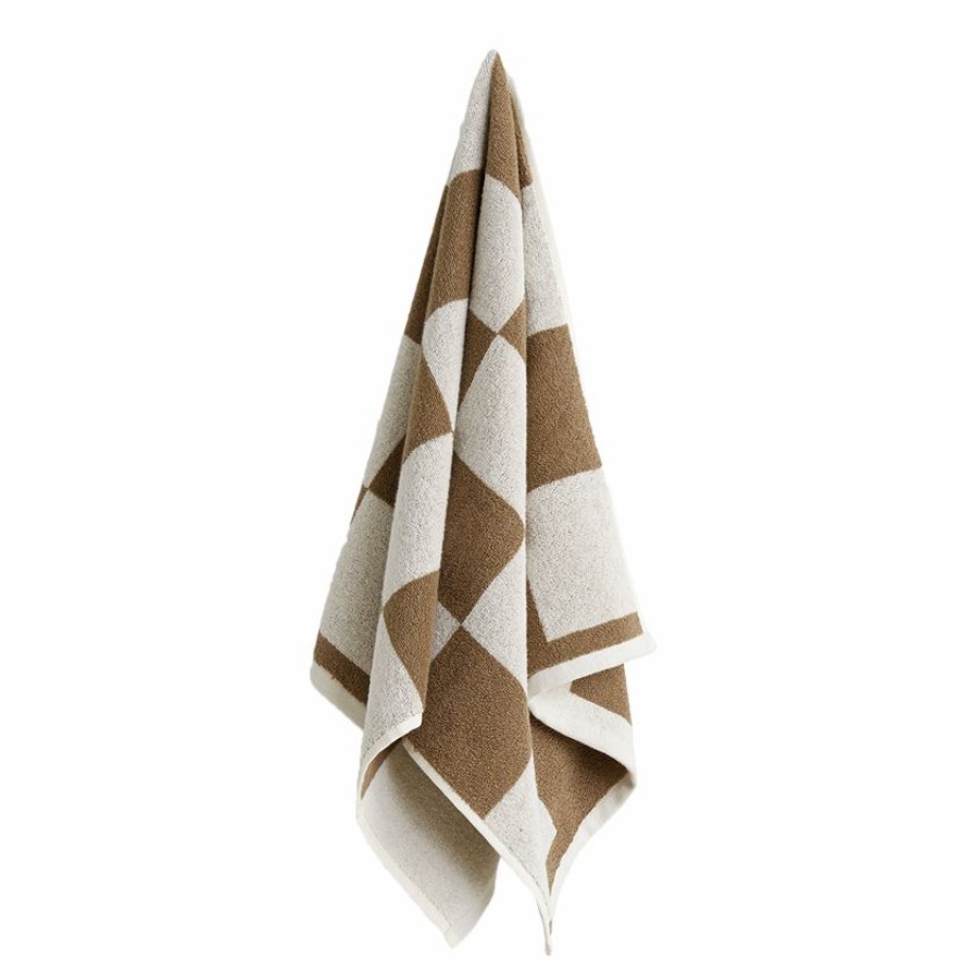 HAY Hay - Cotton Hand Towel In Cappuccino Travel Accessories