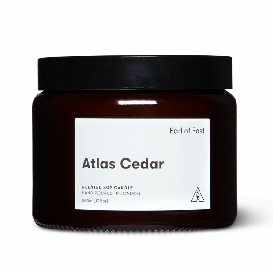 Earl of East Earl Of East - Atlas Cedar - Soy Wax Candle - 500Ml [17.5Oz] Coffee Table