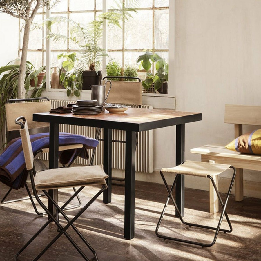 ferm LIVING Ferm Living - Flod Cafe Table - Terracotta And Black Furniture