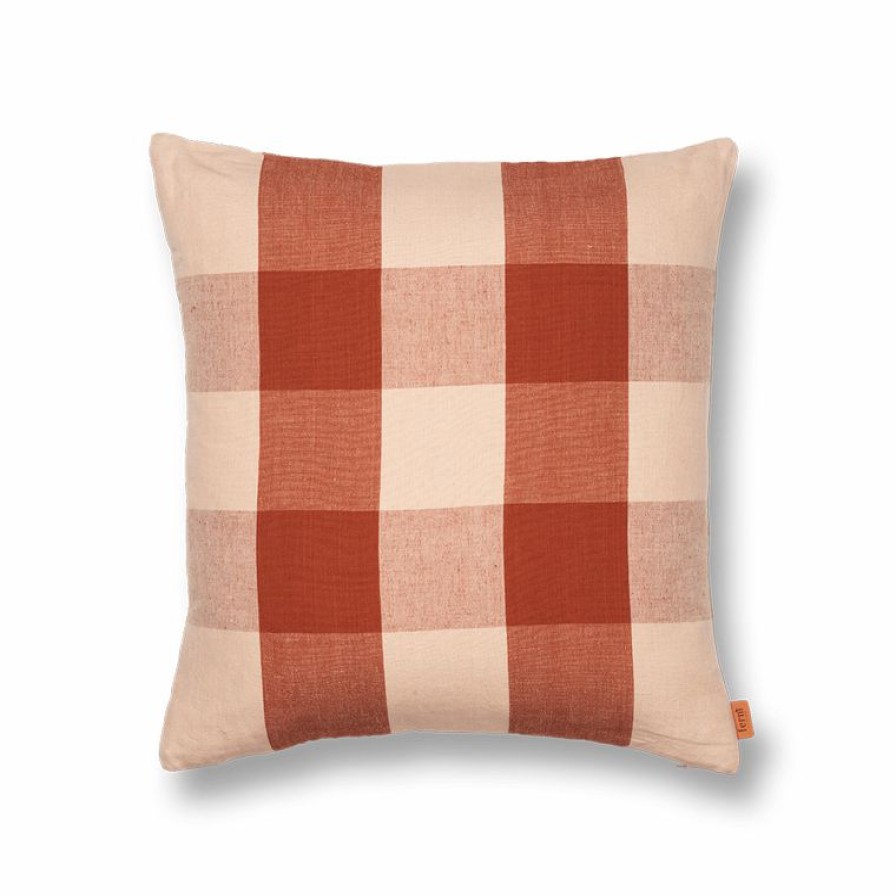 ferm LIVING Ferm Living - Grand Cushion - Rose/Rust Soft Furnishings