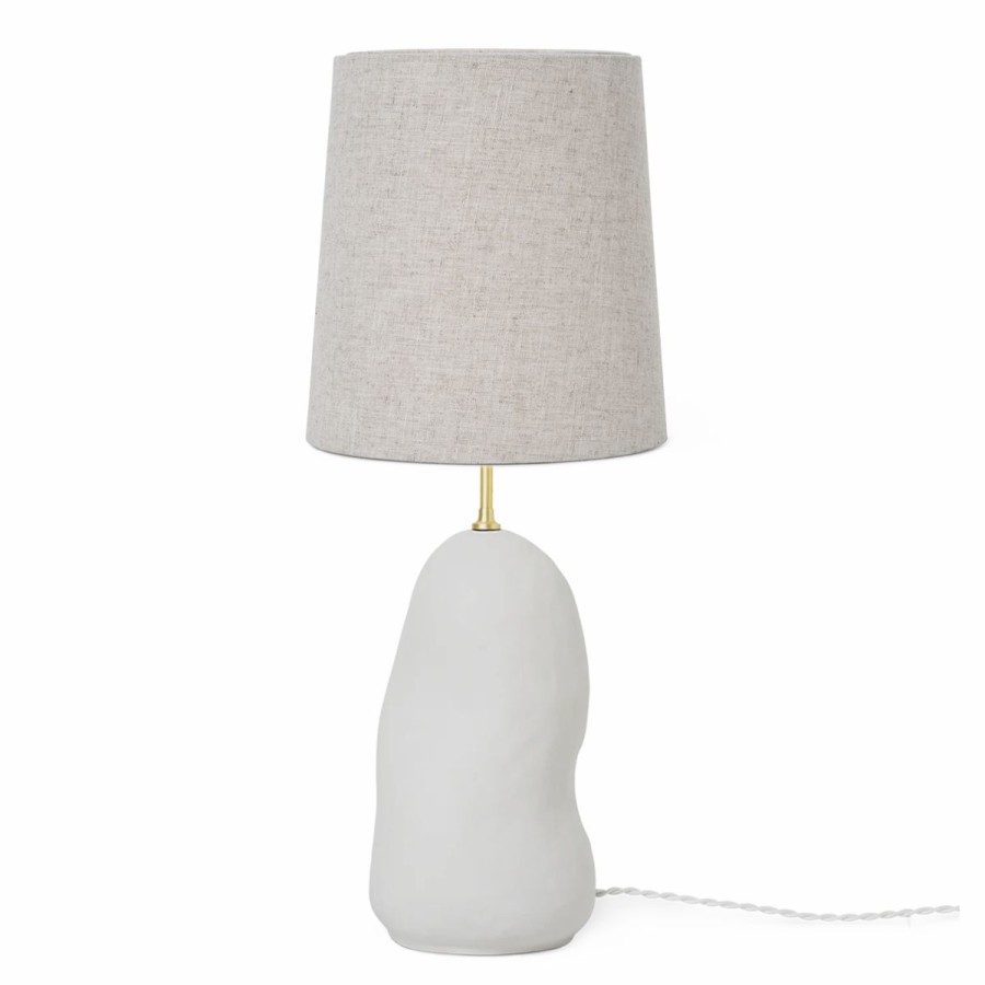 ferm LIVING Ferm Living - Hebe Lamp Base & Shade - Medium - Off White Lamps & Lighting