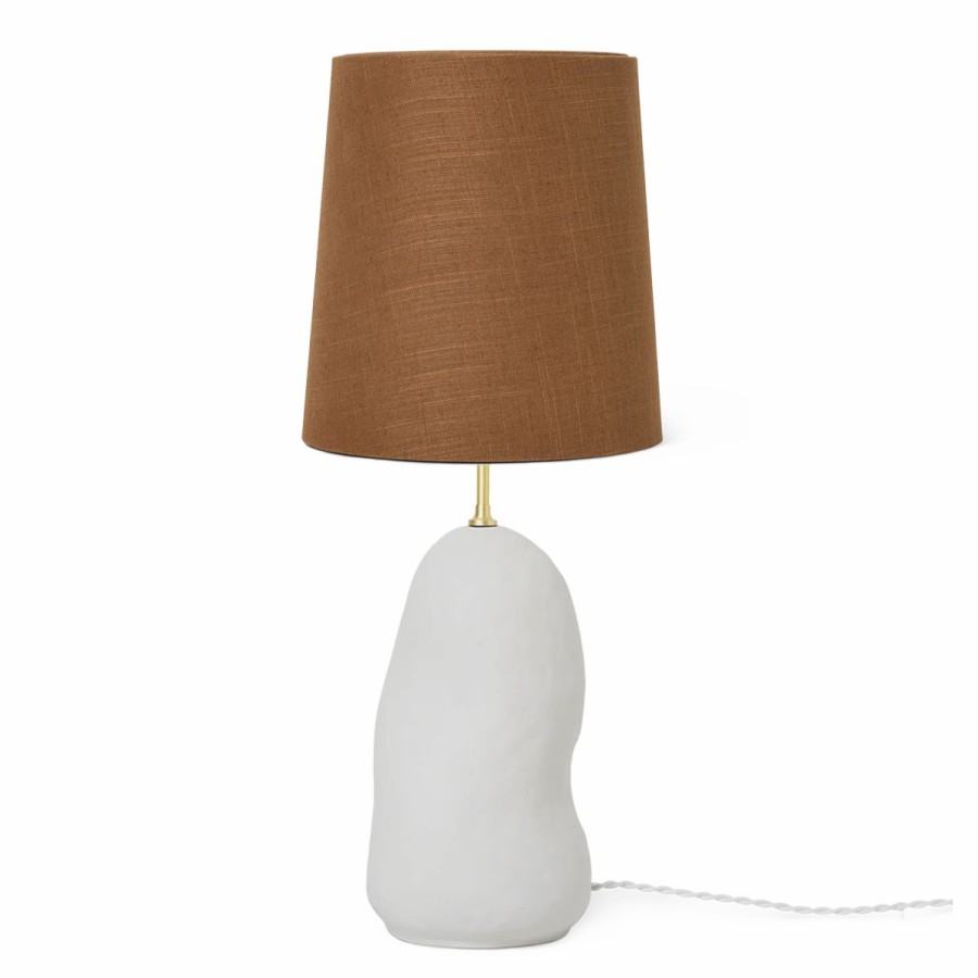 ferm LIVING Ferm Living - Hebe Lamp Base & Shade - Medium - Off White Lamps & Lighting