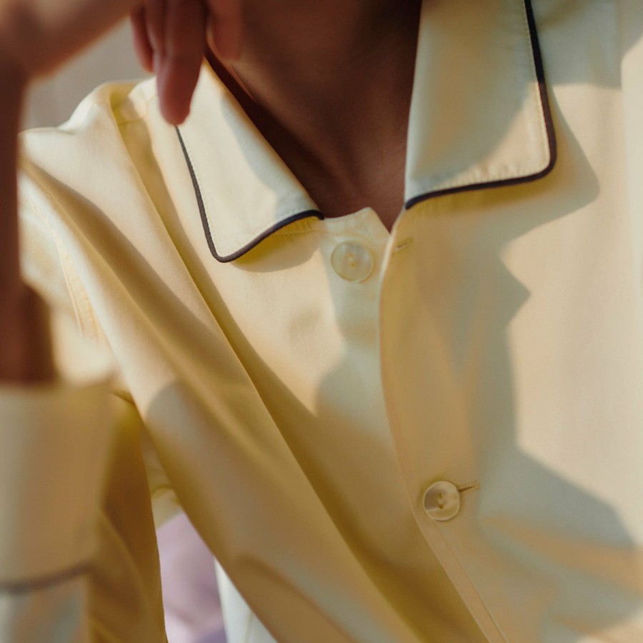 HAY Hay - Outline Pyjama - Long Sleeve Shirt - Yellow Fashion & Accessories