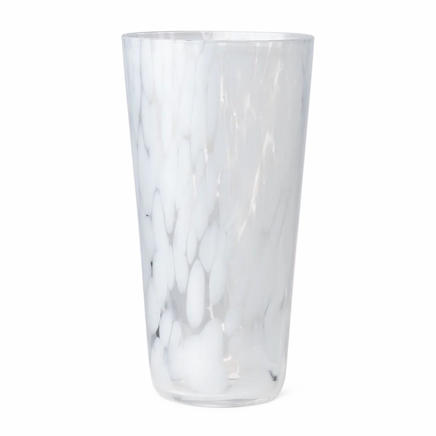 ferm LIVING Ferm Living - Casca Glass Vase - Milk Vases, Planters & Pots