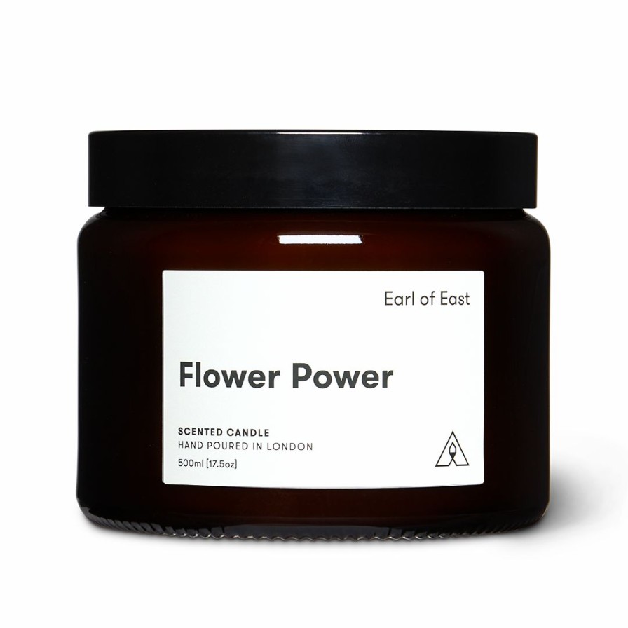 Earl of East Earl Of East - Flower Power - Soy Wax Candle - 500Ml [17.5Oz] Candles