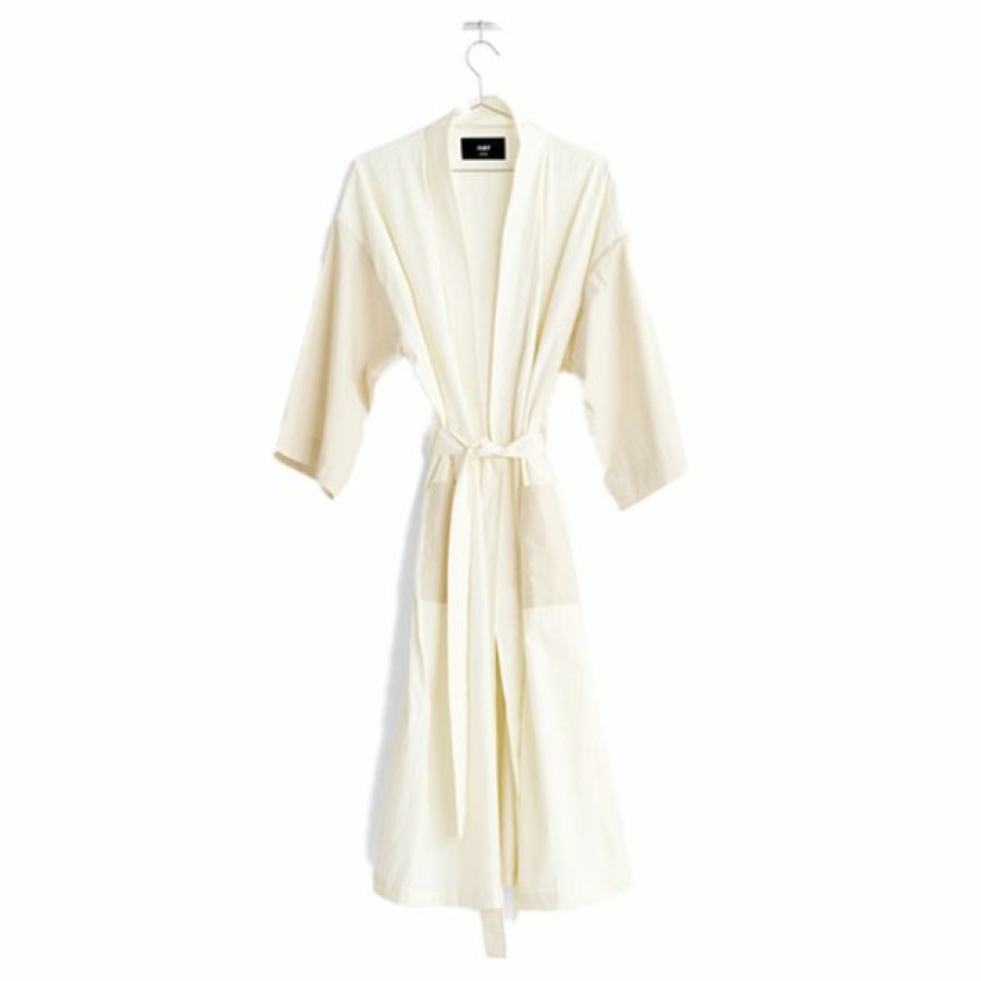 HAY Hay - Cotton Duo Robe In Ivory Fashion & Accessories