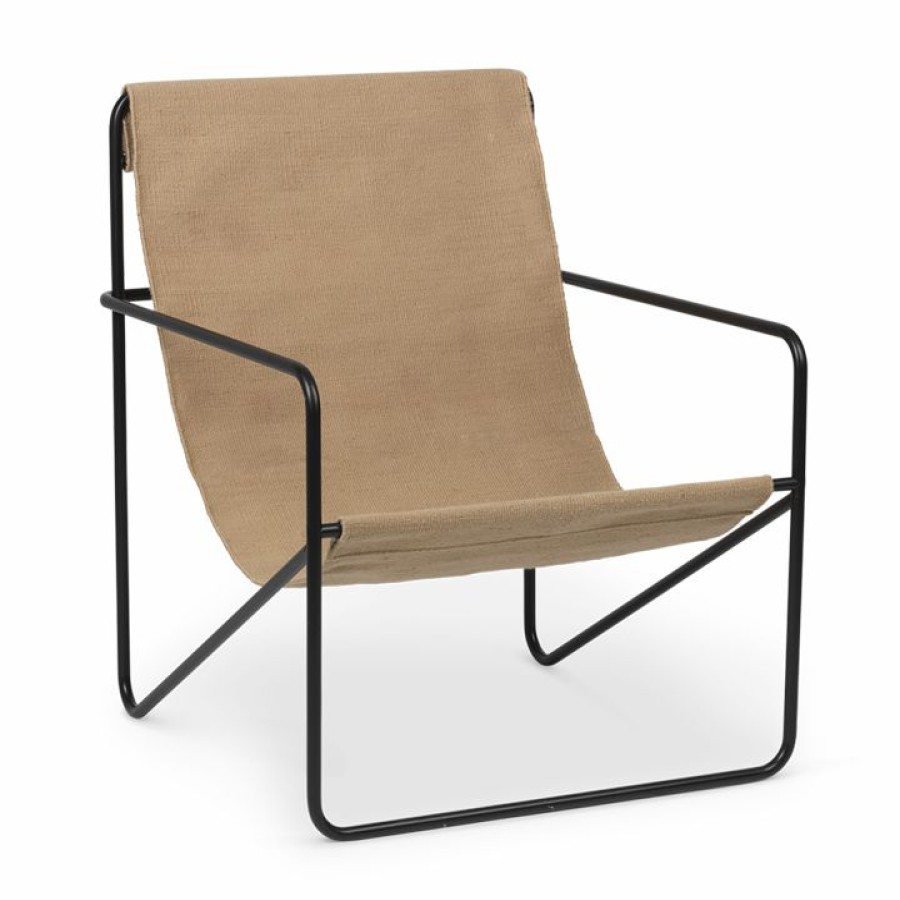 ferm LIVING Ferm Living - Desert Lounge Chair - Black Frame Furniture