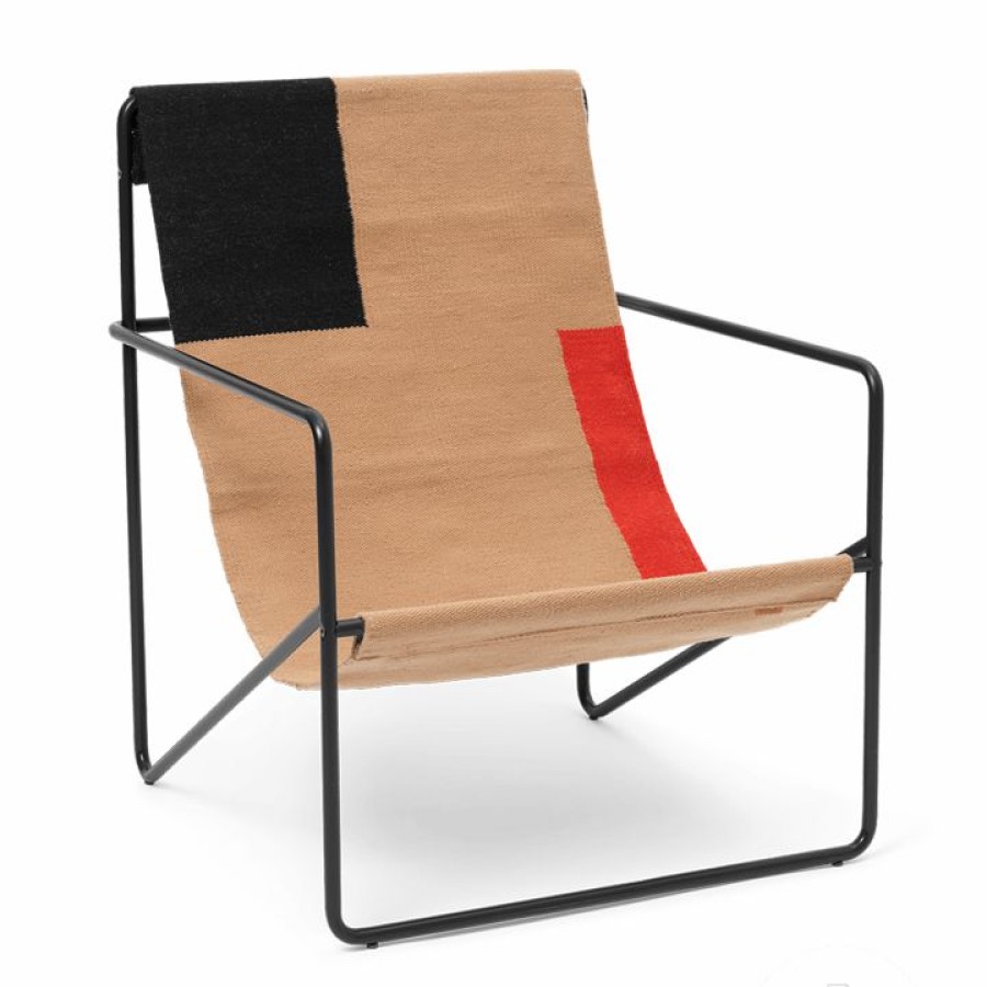 ferm LIVING Ferm Living - Desert Lounge Chair - Black Frame Furniture